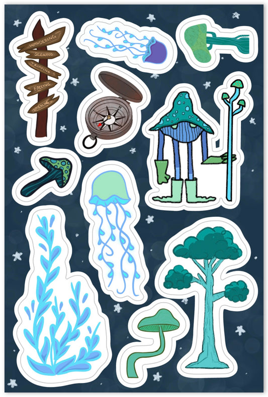 Wrong Turn Sticker Sheet